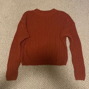 Red sweater, slightly used